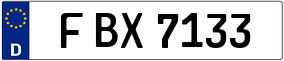 Truck License Plate